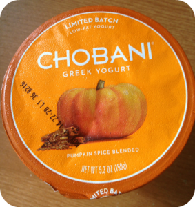 pumpkin yogurt
